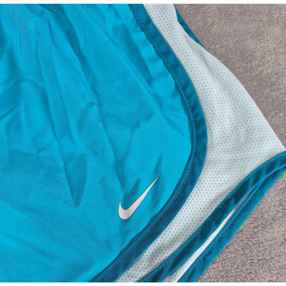Nike Womens Dri-FIT Blue Athletic Running Shorts Size L Performance - Picture 3 of 8
